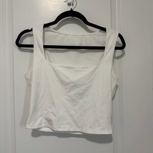White Sleeveless Women's Top